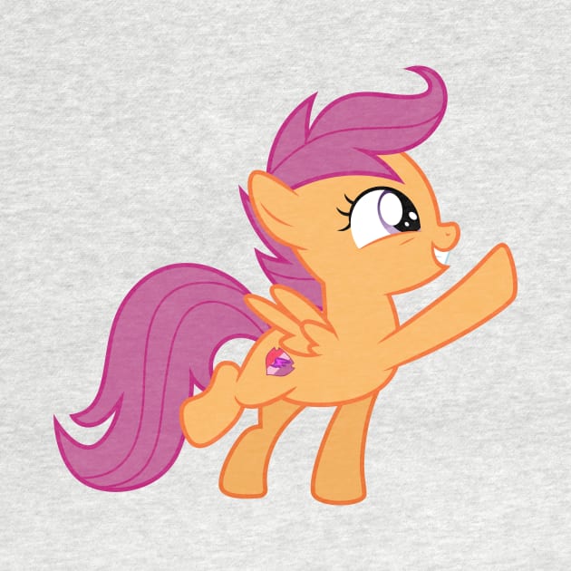 Scootaloo hoof bump by CloudyGlow